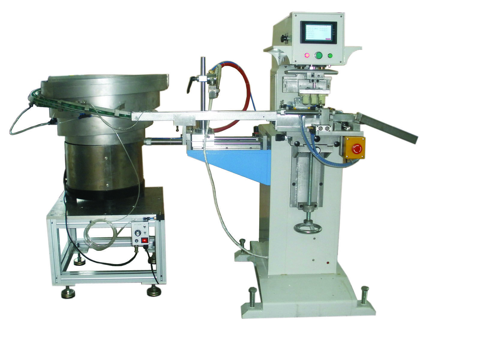 雙色穿梭移印機和兩色轉盤移印機工作原理